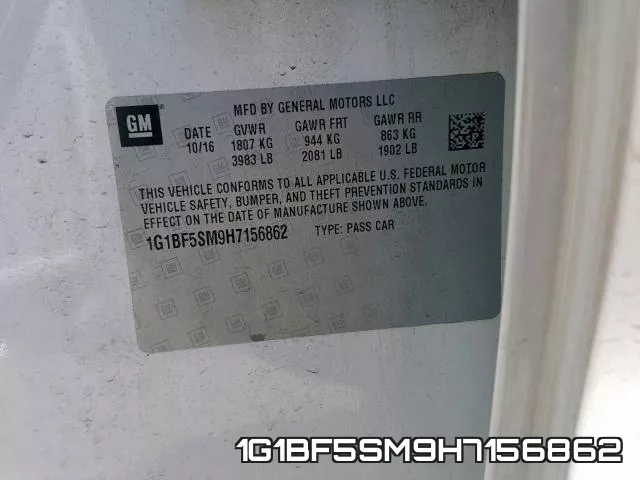 1G1BF5SM9H7156862 фото 2