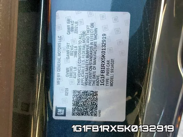 1G1FB1RX5K0132919 фото 2