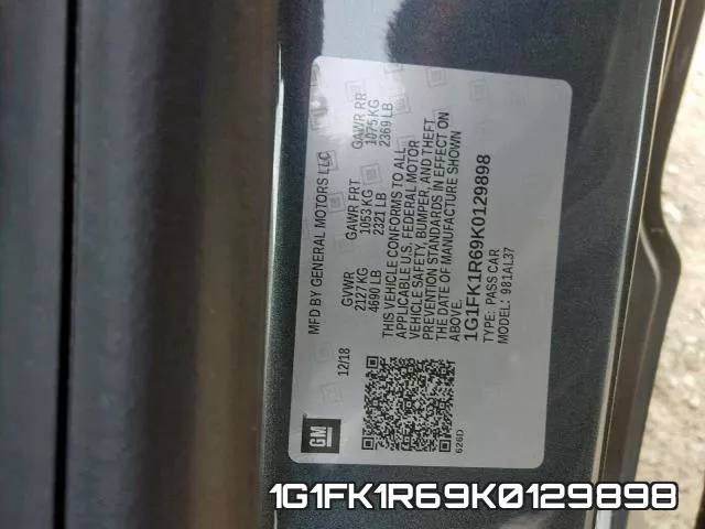 1G1FK1R69K0129898 фото 2