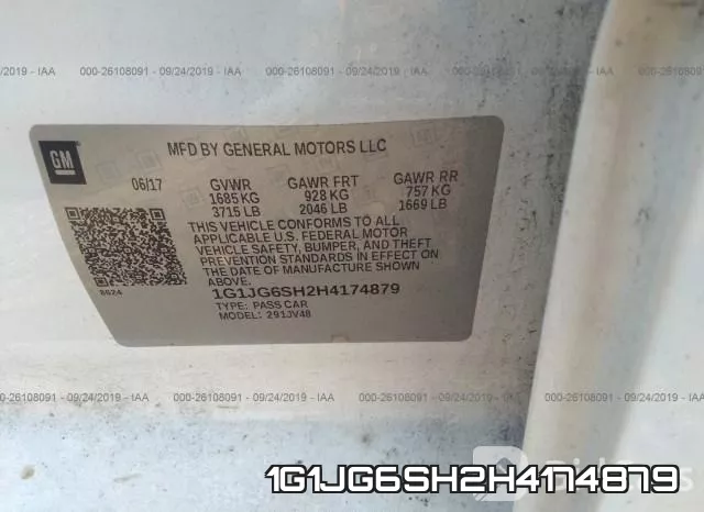 1G1JG6SH2H4174879 фото 10