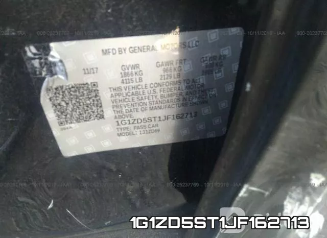 1G1ZD5ST1JF162713 фото 10