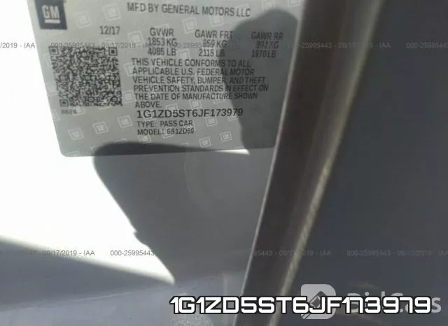 1G1ZD5ST6JF173979 фото 10