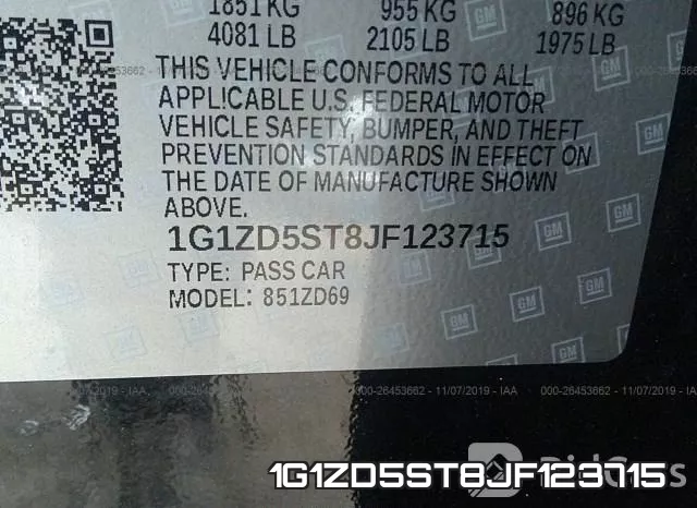 1G1ZD5ST8JF123715 фото 10