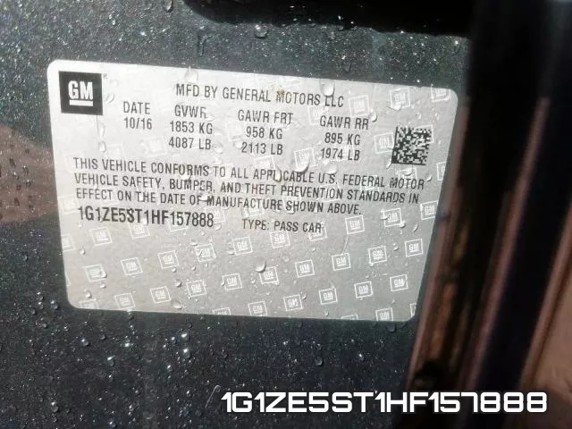 1G1ZE5ST1HF157888 фото 2