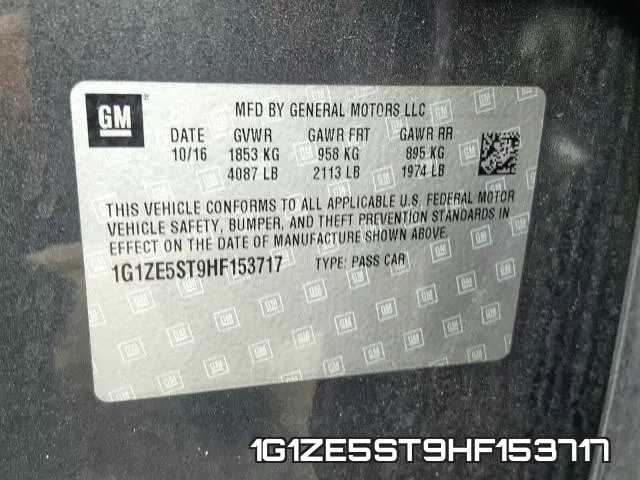 1G1ZE5ST9HF153717 фото 2