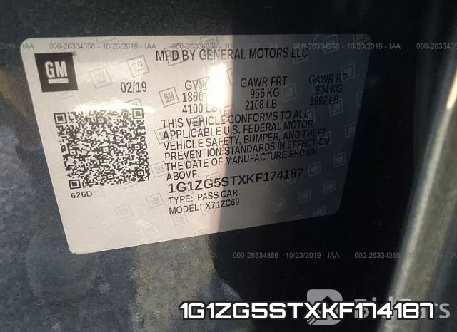 1G1ZG5STXKF174187 фото 9