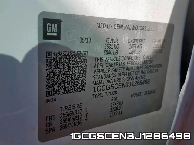 1GCGSCEN3J1286498 фото 2