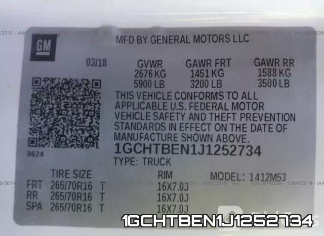 1GCHTBEN1J1252734 фото 10