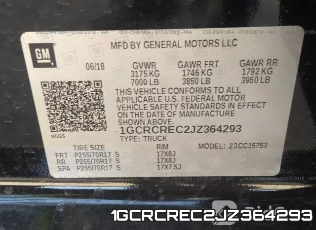 1GCRCREC2JZ364293 фото 10
