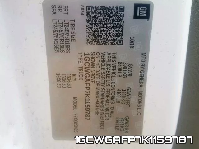1GCWGAFP7K1159787 фото 2