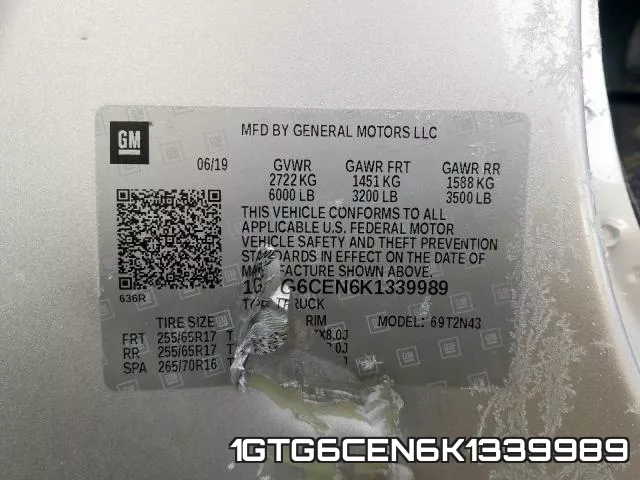 1GTG6CEN6K1339989 фото 2