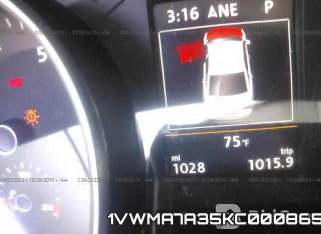 1VWMA7A35KC000865 фото 8