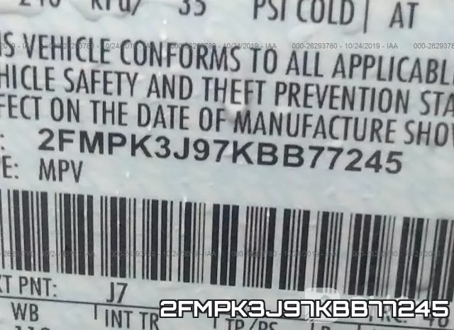 2FMPK3J97KBB77245 фото 10