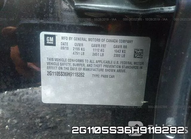 2G1105S36H9118282 фото 8