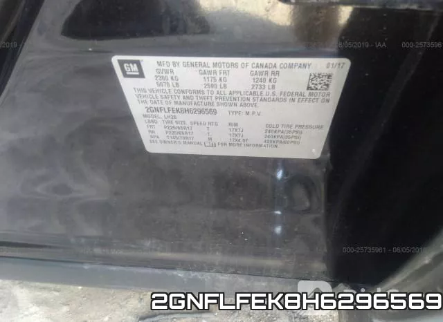 2GNFLFEK8H6296569 фото 10