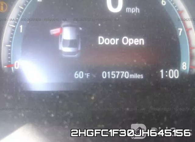 2HGFC1F30JH645156 фото 8