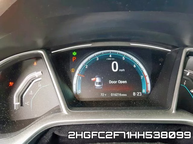 2HGFC2F71HH538099 фото 9