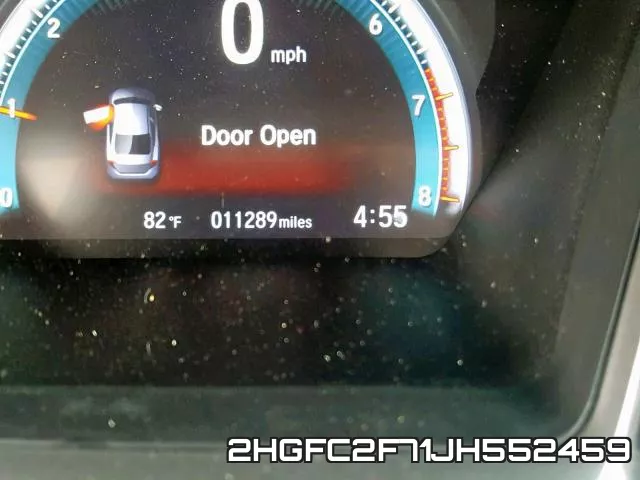2HGFC2F71JH552459 фото 9