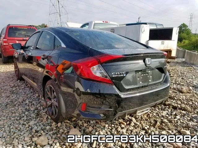 2HGFC2F83KH508084 фото 4