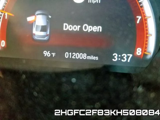 2HGFC2F83KH508084 фото 9