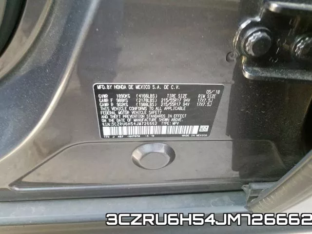 3CZRU6H54JM726662 фото 2