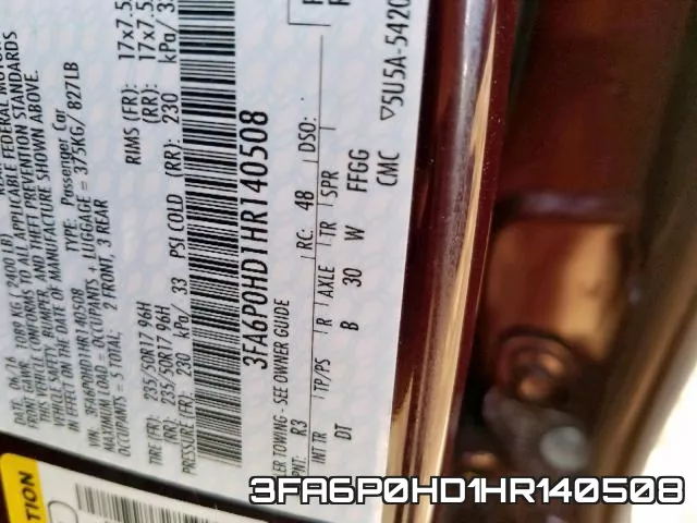 3FA6P0HD1HR140508 фото 2
