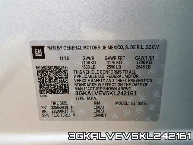 3GKALVEV5KL242161 фото 2