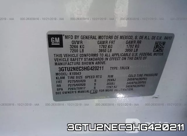 3GTU2NEC3HG420211 фото 10