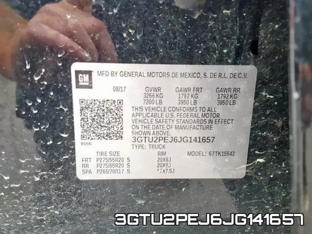 3GTU2PEJ6JG141657 фото 2
