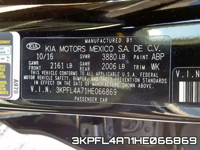3KPFL4A71HE066869 фото 2