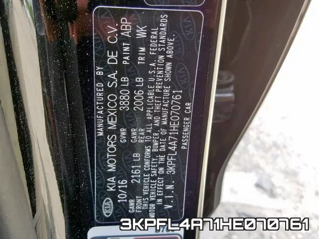 3KPFL4A71HE070761 фото 2