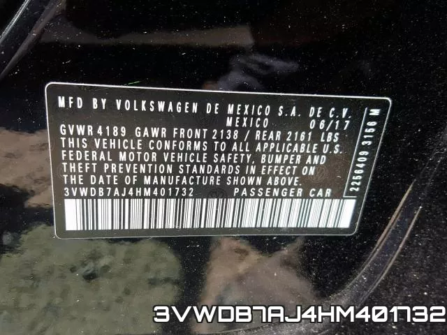 3VWDB7AJ4HM401732 фото 2