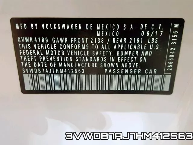 3VWDB7AJ7HM412563 фото 2
