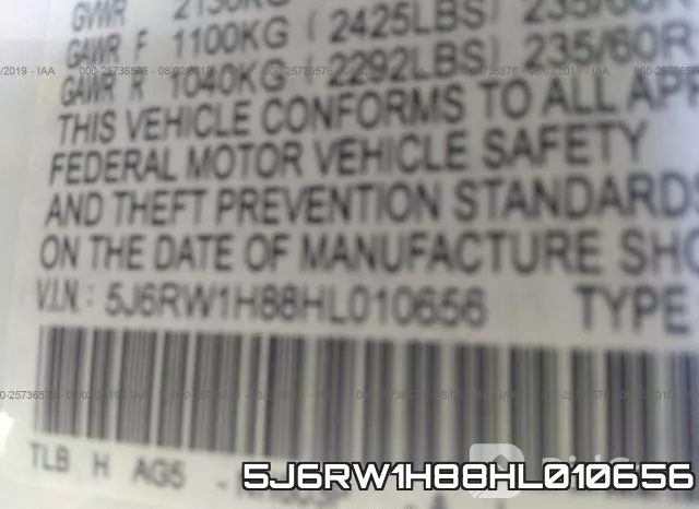 5J6RW1H88HL010656 фото 10