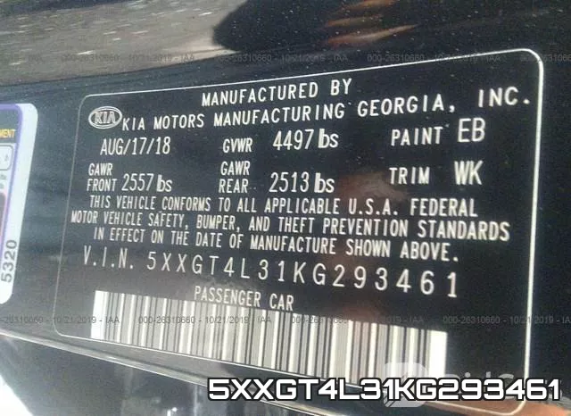 5XXGT4L31KG293461 фото 10