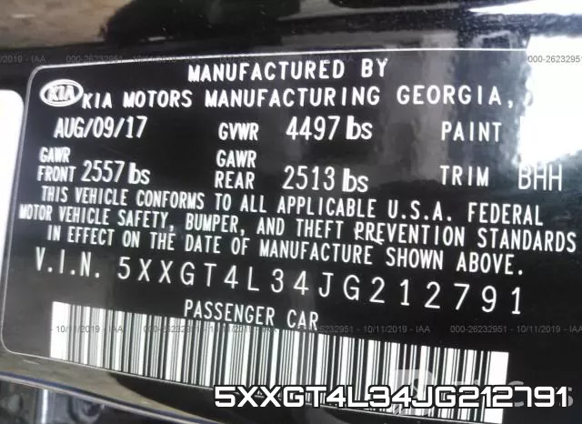 5XXGT4L34JG212791 фото 10