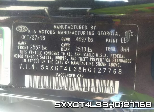 5XXGT4L38HG127768 фото 10