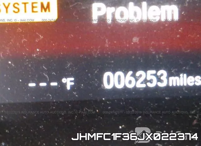 JHMFC1F36JX022374 фото 8