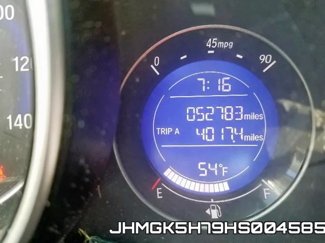JHMGK5H79HS004585 фото 9