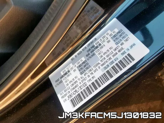 JM3KFACM5J1301832 фото 2