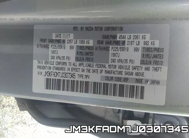 JM3KFADM7J0307345 фото 10