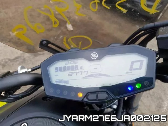 JYARM27E6JA002125 фото 9