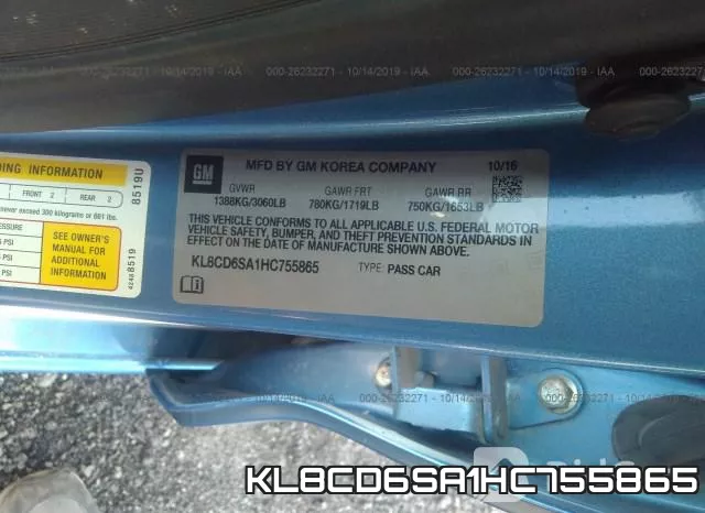 KL8CD6SA1HC755865 фото 9