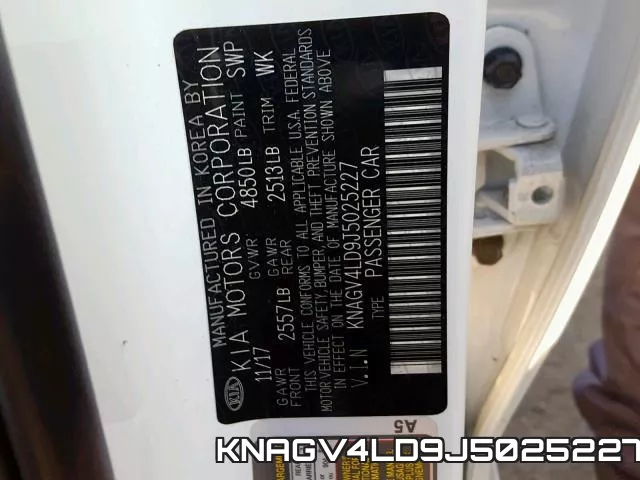KNAGV4LD9J5025227 фото 2