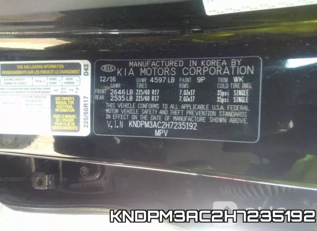 KNDPM3AC2H7235192 фото 10