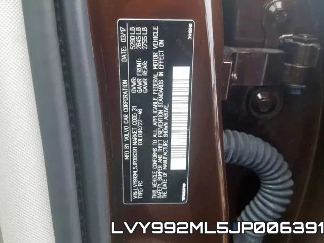 LVY992ML5JP006391 фото 2