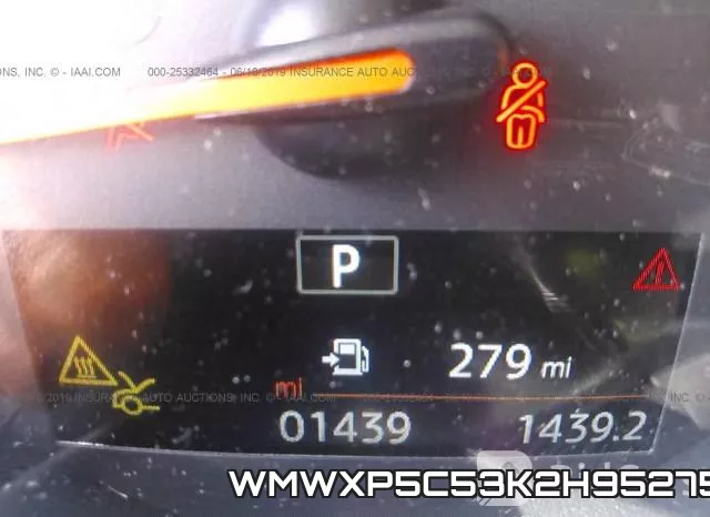 WMWXP5C53K2H95275 фото 8