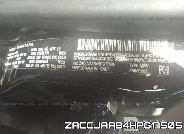 ZACCJAAB4HPG17505 фото 9