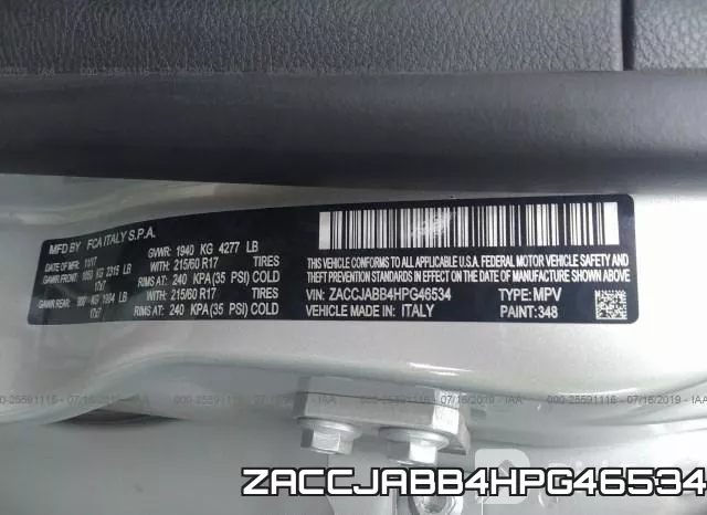 ZACCJABB4HPG46534 фото 9