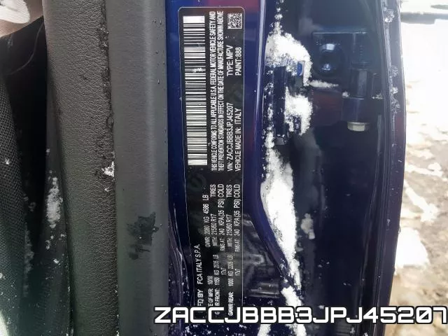 ZACCJBBB3JPJ45207 фото 2